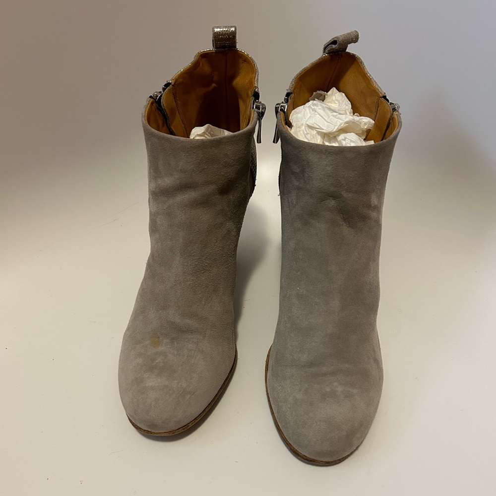 Officine Creative Duca Del Norte suede ankle boots size 39.5